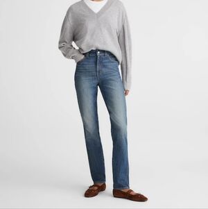 Madewell The Perfect Vintage Straight Jean In Pickaway Wash Size 28